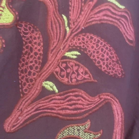 Boho Embroidered Mini Dress - Picture 9 of 9